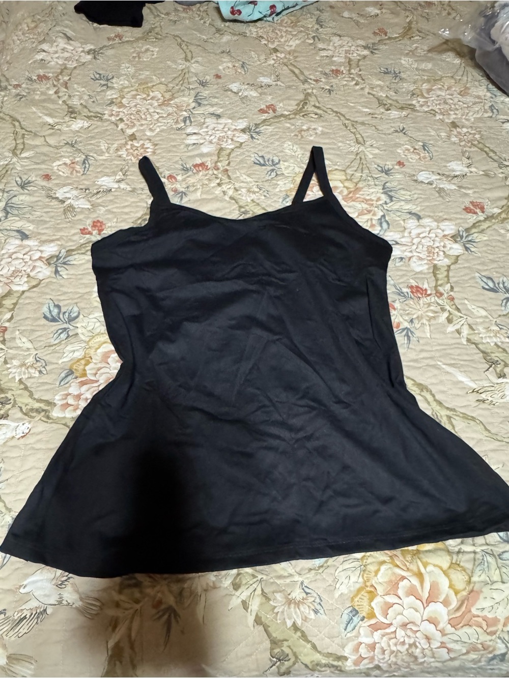 torrid Black Tank with Slim Straps